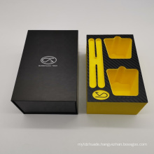 Custom luxury velvet pack jewelry gift box with foam insert
